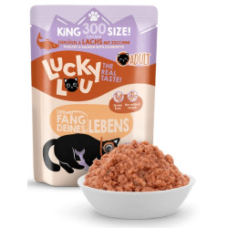Lucky Lou Lifestage Adult Drób i łosoś saszetka 300g - All4Animals