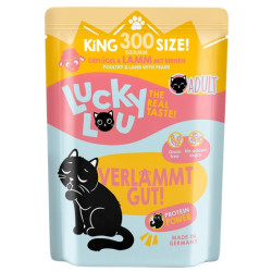 Lucky Lou Lifestage Adult Drób i jagnięcina saszetka 300g - All4Animals