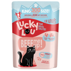 Lucky Lou Lifestage Adult Drób i wołowina saszetka 300g - All4Animals