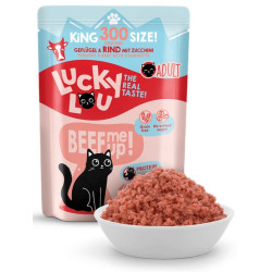 Lucky Lou Lifestage Adult Drób i wołowina saszetka 300g - All4Animals