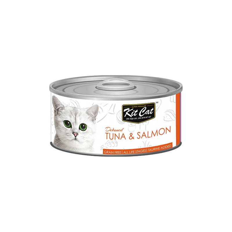 Kit Cat Tuna & Salmon puszka 80g - All4Animals