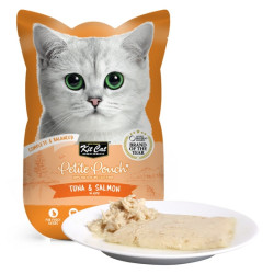 Kit Cat Petite Pouch Tuna & Salmon saszetka 70g - All4Animals