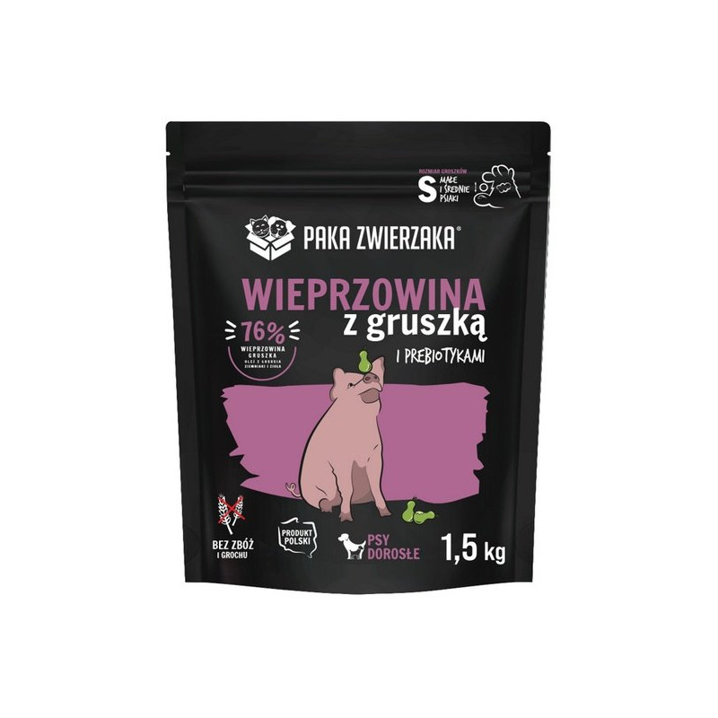 Paka Zwierzaka Seventh Heaven Wieprzowina z gruszką S 1,5kg - All4Animals