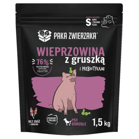 Paka Zwierzaka Seventh Heaven Wieprzowina z gruszką S 1,5kg - All4Animals