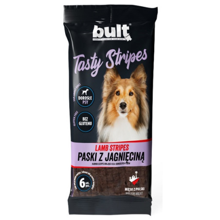 Bult Tasty Stripes Paski jagnięce 6szt - All4Animals