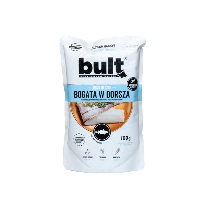 Bult Mielonka bogata w dorsza saszetka 100g - All4Animals