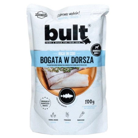 Bult Mielonka bogata w dorsza saszetka 100g - All4Animals