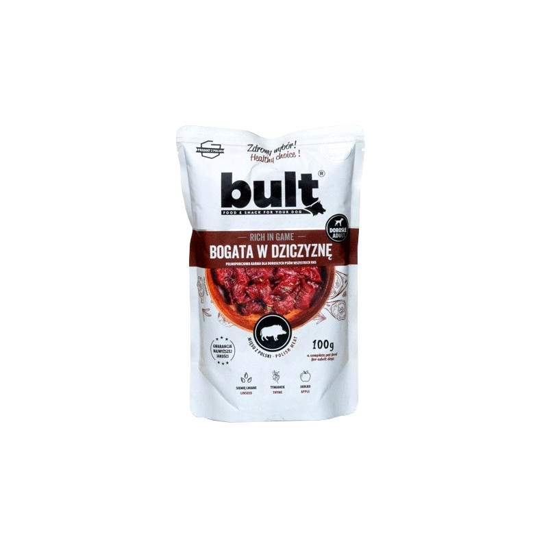 Bult Mielonka bogata w dziczyznę saszetka 100g - All4Animals