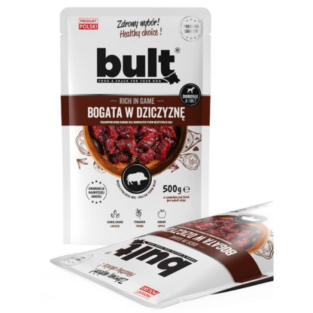 Bult Mielonka bogata w dziczyznę saszetka 500g - All4Animals