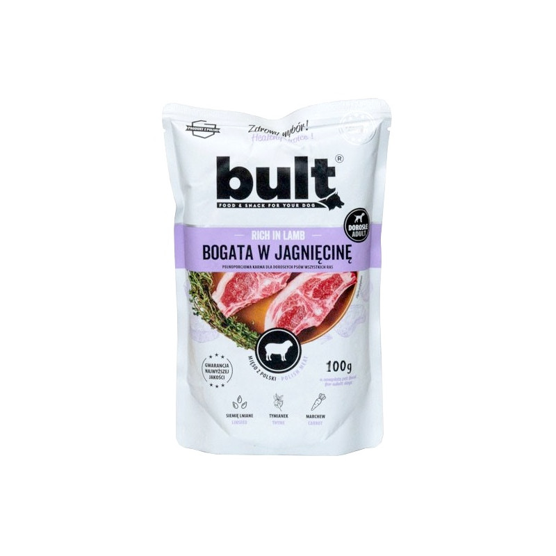 Bult Mielonka bogata w jagnięcinę saszetka 100g - All4Animals