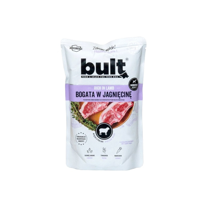 Bult Mielonka bogata w jagnięcinę saszetka 500g - All4Animals