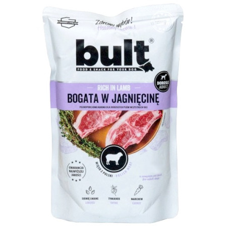 Bult Mielonka bogata w jagnięcinę saszetka 500g - All4Animals