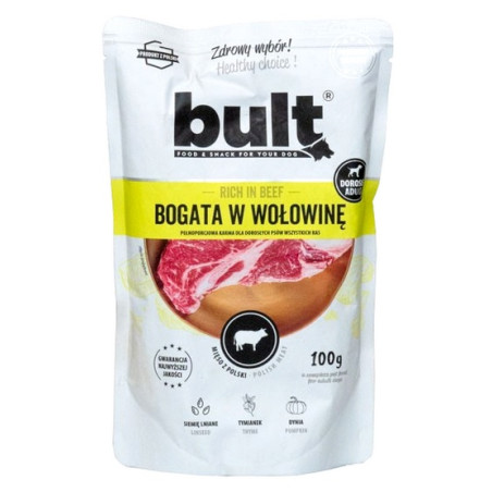 Bult Mielonka bogata w wołowinę saszetka 100g - All4Animals