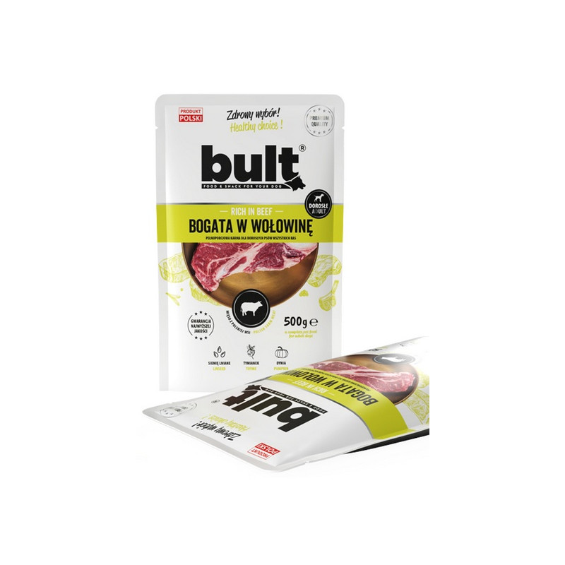 Bult Mielonka bogata w wołowinę saszetka 500g - All4Animals