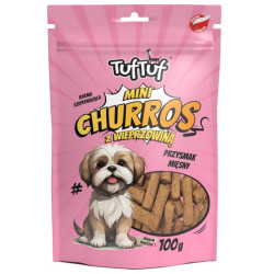 TUF TUF Mini Churros z wieprzowiną dla psa 100g - All4Animals