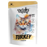 TUF TUF Mielonka z indykiem dla kota saszetka 300g - All4Animals