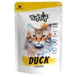TUF TUF Mielonka z kaczką dla kota saszetka 300g - All4Animals