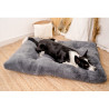 MIMIKO Pets Legowisko Shaggy prostokątne XXL 115x75cm grafitowe - All4Animals