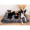 MIMIKO Pets Legowisko Shaggy prostokątne XXL 115x75cm grafitowe - All4Animals