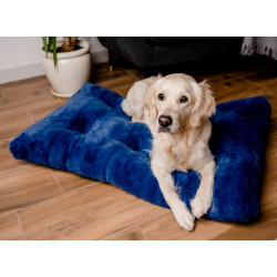 MIMIKO Pets Legowisko Shaggy prostokątne XXL 115x75cm chabrowe - All4Animals