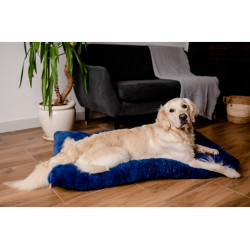 MIMIKO Pets Legowisko Shaggy prostokątne XXL 115x75cm chabrowe - All4Animals