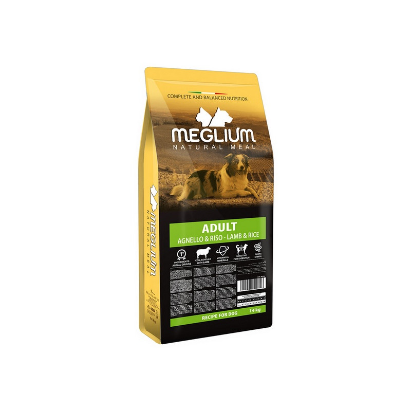 Meglium Dog Adult Lamb & Rice 14kg - All4Animals