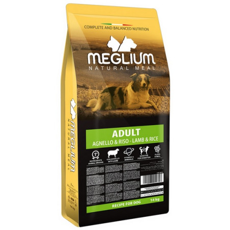 Meglium Dog Adult Lamb & Rice 14kg - All4Animals