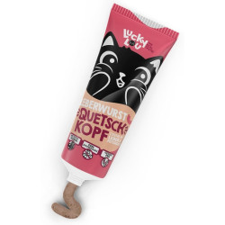 Lucky Lou Quetschkopfe Kiełbasa z wątróbki pasta 75g - All4Animals