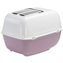 Ferplast Prima New Toaleta dla kota biało-lila - All4Animals