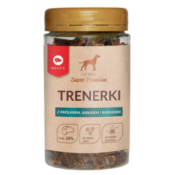 Maced Super Premium Trenerki Królik, jabłko i burak 150g - All4Animals