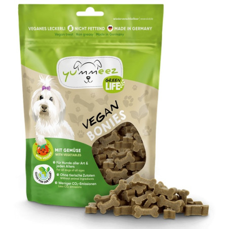 Yummeez Green Life Vegan Bonies Kosteczki warzywne 175g - All4Animals