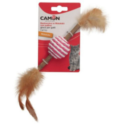 Camon Cat Toy Matatabi z kulą i piórkami - All4Animals