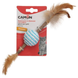 Camon Cat Toy Matatabi z kulą i piórkami - All4Animals