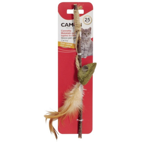 Camon Cat Toy Wędka matatabi z myszką - All4Animals