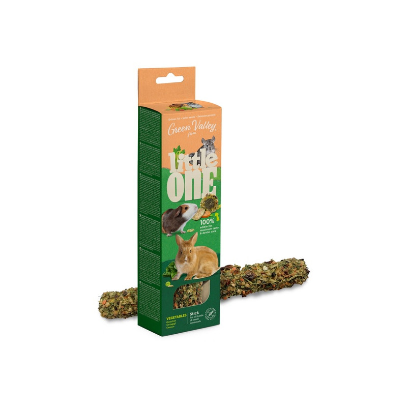 Little One Zielona Dolina Bezzbożowy baton z warzywami 160g - All4Animals