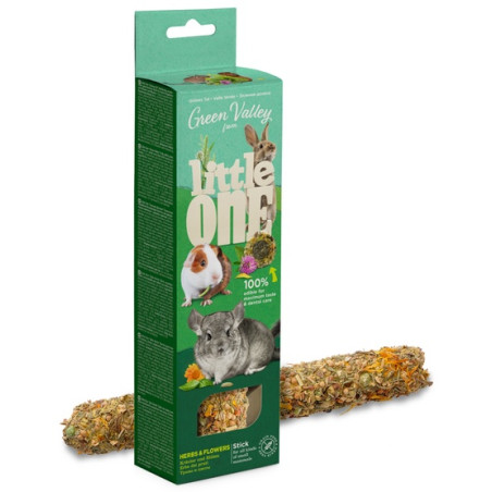 Little One Zielona Dolina Bezzbożowy baton z kwiatami 160g - All4Animals