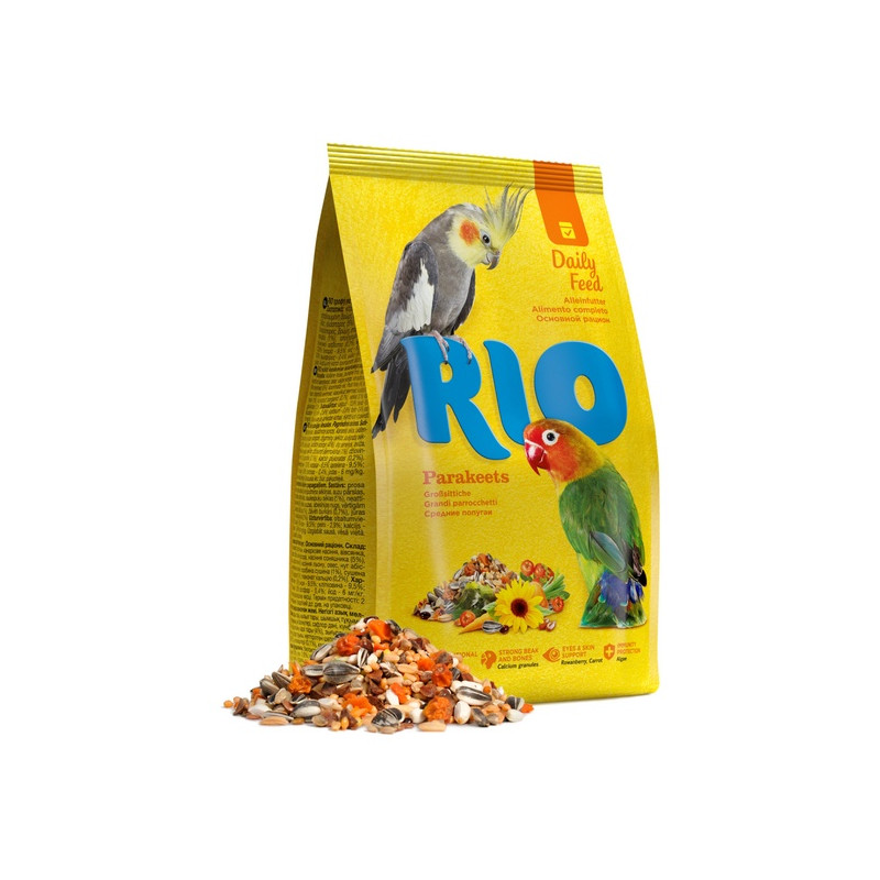 Rio Pokarm dla średnich papug 1kg - All4Animals