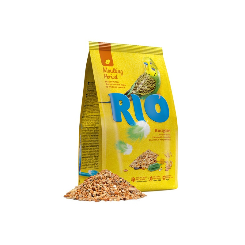 Rio Pokarm dla papużek falistych w okresie pierzenia 500g - All4Animals
