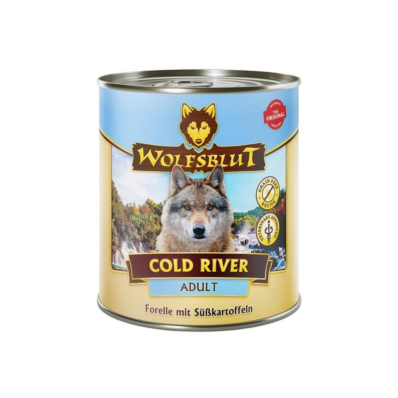 Wolfsblut Dog Cold River - pstrąg i bataty puszka 800g - All4Animals