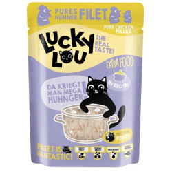 Lucky Lou Extrafood Kurczak w bulionie saszetka 70g - All4Animals