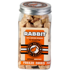 Kiwi Walker Przysmaki liofilizowane 100% królik 75g - All4Animals