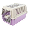 Ferplast Atlas 30 Open - transporter z otwieranym sufitem beżowo-lila - All4Animals
