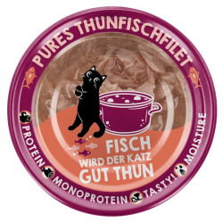 Lucky Lou Extrafood Tuńczyk w bulionie puszka 70g - All4Animals