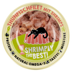 Lucky Lou Extrafood Tuńczyk i krewetki w galaretce puszka 70g - All4Animals