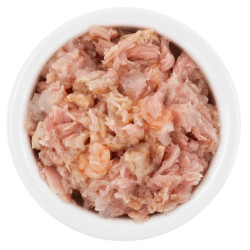 Lucky Lou Extrafood Tuńczyk i krewetki w galaretce puszka 70g - All4Animals