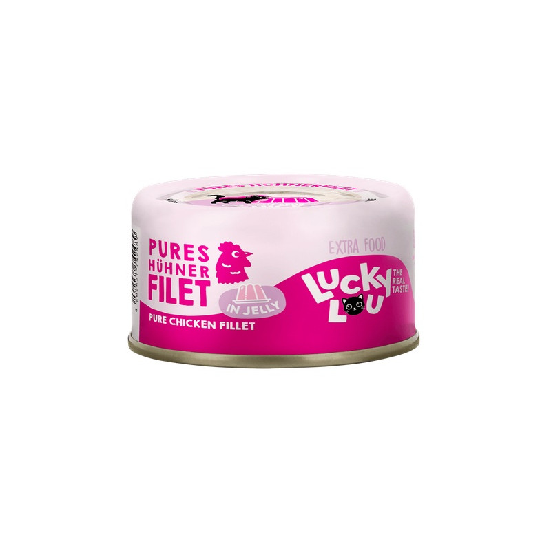 Lucky Lou Extrafood Kurczak w galaretce puszka 70g - All4Animals