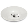 Yarro/Moderna Miska ceramiczna dla kota z serduszkiem biała - All4Animals