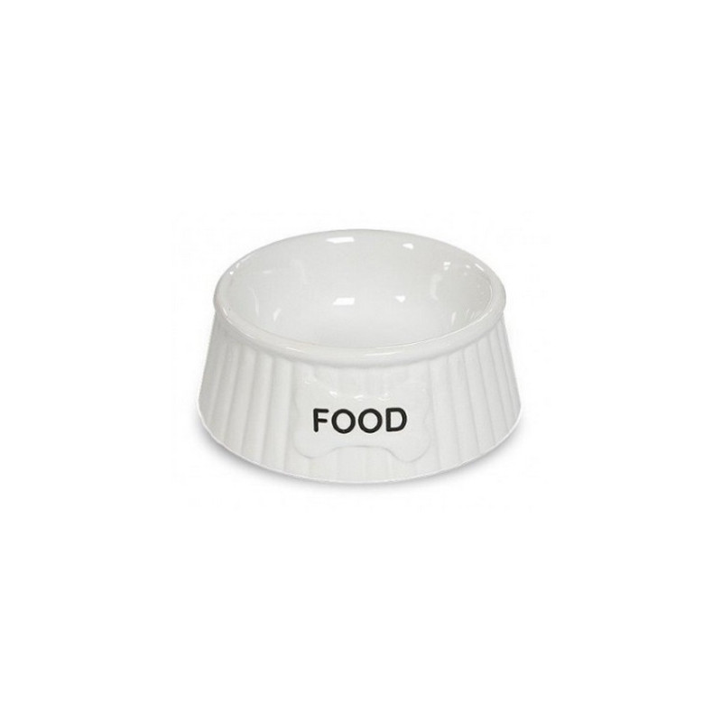 Yarro/Moderna Miska ceramiczna dla psa Food biała - All4Animals