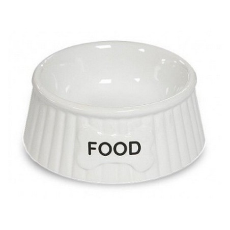Yarro/Moderna Miska ceramiczna dla psa Food biała - All4Animals