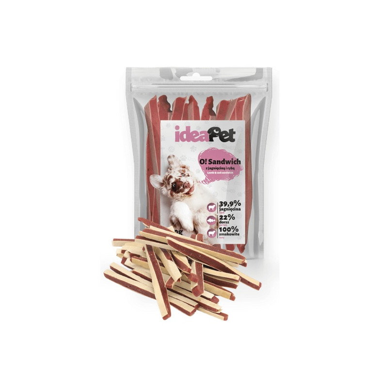 IdeaPet Sandwich z jagnięciną i rybą 500g - All4Animals
